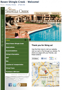 A Welcome Tab which mirrors your corporate website provides a consistent brand story as well as driving traffic to your website.